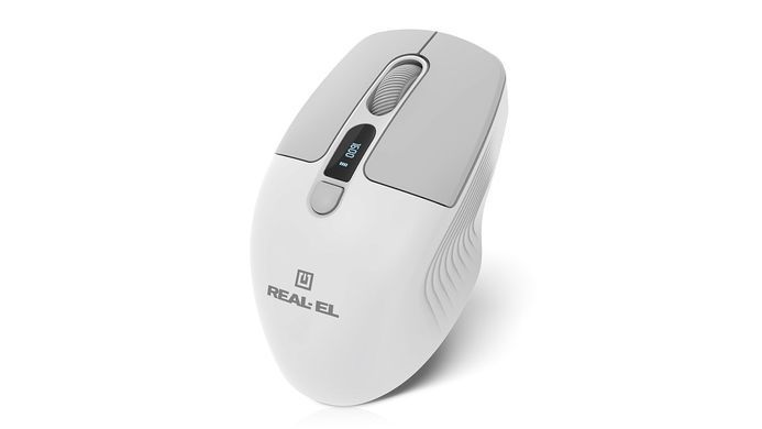 Миша бездротова REAL-EL RM-480W White (EL123200050) [606722]