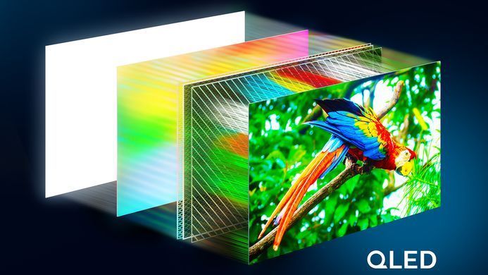 Телевізор 55" Philips QLED 4K 144Hz Smart Titan OS Black Ambilight (55PUS9010/12) [111504]