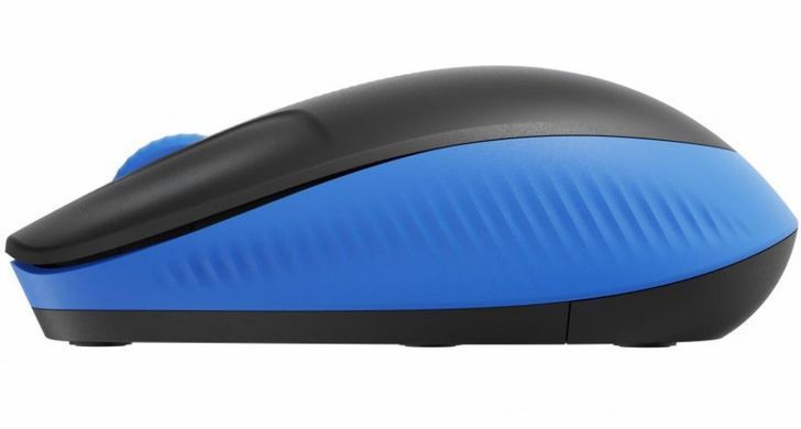 Мишка Logitech M190 бездротова, Full size, Blue (910-005907) [401200]
