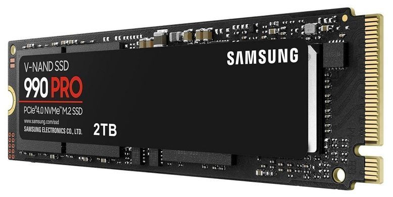 Накопичувач SSD 2ТB Samsung 990 PRO M.2 2280 PCIe 4.0 x4 NVMe V-NAND TLC (MZ-V9P2T0BW) [607909]