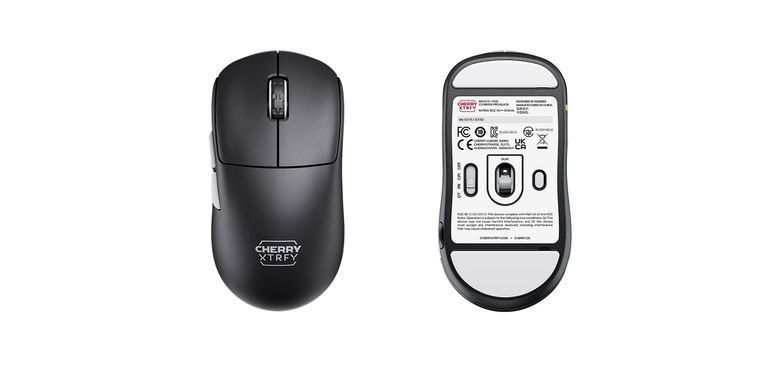Миша Cherry Xtrfy M68 PRO, 8K, WL/USB-A, RGB, чорний (CX-M68W-PRO-BLACK) [14153]
