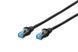 Патч-корд CAT 5e SF-UTP, Cu, PVC AWG 26/7, довжина 2 м, колір чорний DIGITUS by ASSMANN (DK-1531-020/BL) [502726], фото 1