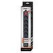 Фільтр живлення REAL-EL RS-6 Protect USB 3m Black (EL122300017) [605238], фото 7