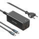 Мережевий зарядний пристрій Vention 4-Port USB GaN Charger 2x100W/2x18W Black (FBSBG-EU) [618169], фото 6