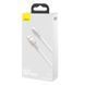 Кабель Baseus Cafule Series Metal Data Cable USB to IP 2.4A 2m White (CALJK-B02) [802315], фото 2