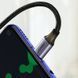 Кабель USB 2.0 Type-C M-M, 1 м, 60W Чорний+Cірий, 90&deg;Angle US255 UGREEN (50123) [404048], фото 7
