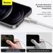 Кабель Baseus Cafule Series Metal Data Cable USB to IP 2.4A 2m White (CALJK-B02) [802315], фото 10