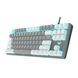 Клавіатура Aula Mechanical F3287 White/Grey Keycap KRGD Blue (6948391240688) [605972], фото 2