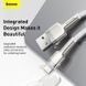 Кабель Baseus Cafule Series Metal Data Cable USB to IP 2.4A 2m White (CALJK-B02) [802315], фото 9