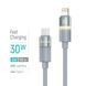 Кабель ColorWay USB Type-C - Lightning (M/M), warm light, 3А, 1 м, Grey (CW-CBPDCL092-GR) [619975], фото 5