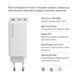 Мережевий зарядний пристрій ColorWay GaN Mini 100W PD Port PPS USB (USB-2C1A) White (CW-CHS061PD-WT) [603379], фото 8