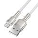 Кабель Baseus Cafule Series Metal Data Cable USB to IP 2.4A 2m White (CALJK-B02) [802315], фото 6