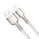 Кабель Baseus Cafule Series Metal Data Cable USB to IP 2.4A 2m White (CALJK-B02) [802315], фото 3