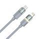 Кабель ColorWay USB Type-C - Lightning (M/M), warm light, 3А, 1 м, Grey (CW-CBPDCL092-GR) [619975], фото 2