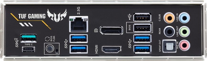 Материнcька плата ASUS TUF GAMING B550-PLUS sAM4 B550 4xDDR4 M.2 HDMI DP ATX (90MB14G0-M0EAY0) [109072]