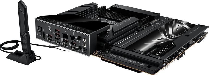 Материнcька плата ASUS ROG CROSSHAIR X870E HERO BTF sAM5 X870E 4xDDR5 M.2 HDMI Wi-Fi BT ATX приховане підключення роз'ємів (90MB1MX0-M0EAY0) [111746]