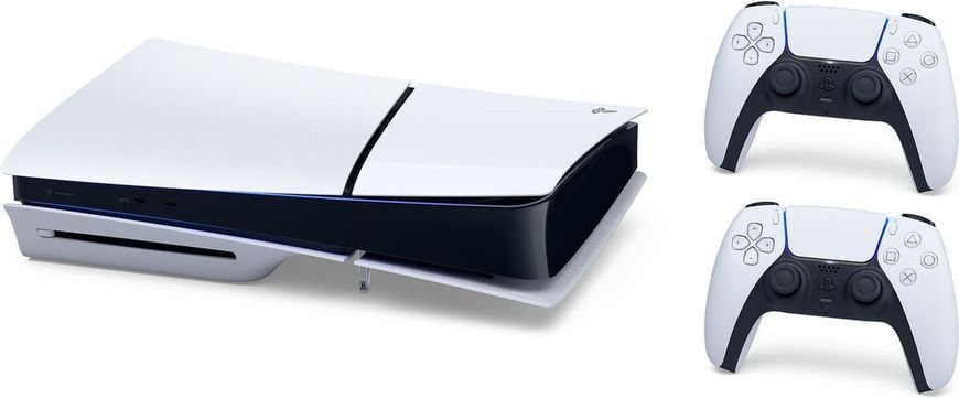 Ігрова консоль PlayStation 5 Slim Blu-ray (2 геймпади Dualsense) (1000042053) [102489]