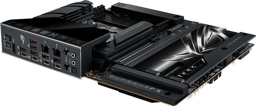 Материнcька плата ASUS ROG CROSSHAIR X870E HERO BTF sAM5 X870E 4xDDR5 M.2 HDMI Wi-Fi BT ATX приховане підключення роз'ємів (90MB1MX0-M0EAY0) [111746]