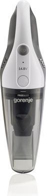 Пилосос Gorenje автомоб, 100Вт, конт пил-0.5л, зарядна станція, автон. робота до 20хв, мікрофільтр, дод.насадки-3 шт, чорний (MVC148FGW) [114410]