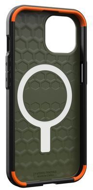 Чохол-накладка Urban Armor Gear Civilian Magsafe для Apple iPhone 15 Olive (114287117272) [602148]