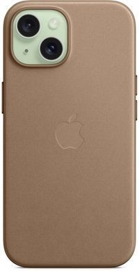 Чохол-накладка Apple FineWoven Case with MagSafe для Apple iPhone 15 Taupe (MT3C3) [601927]