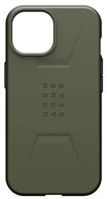 Чохол-накладка Urban Armor Gear Civilian Magsafe для Apple iPhone 15 Olive (114287117272) [602148]