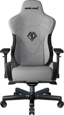 Крісло для геймерів Anda Seat T-Pro 2 Size XL Linen Grey/Black (AD12XLLA-01-GB-F) [611613]