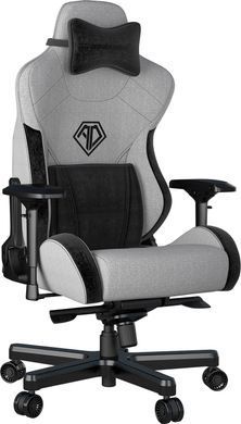 Крісло для геймерів Anda Seat T-Pro 2 Size XL Linen Grey/Black (AD12XLLA-01-GB-F) [611613]