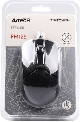 Миша A4Tech Fstyler FM12S Black (FM12S (Black)) [606621]