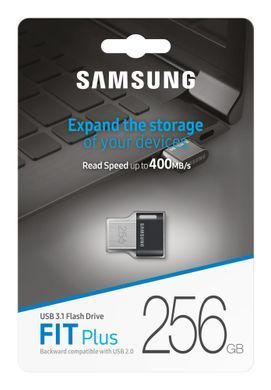 Накопичувач Samsung 256GB USB 3.1 Type-A Fit Plus Чорний (MUF-256AB/APC) [108983]