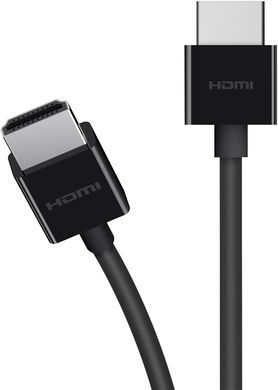Кабель HDMI (M/M) Belkin 2м, 2.1, High Speed Ethernet, чорний (AV10175BT2MBKV2) [111636]