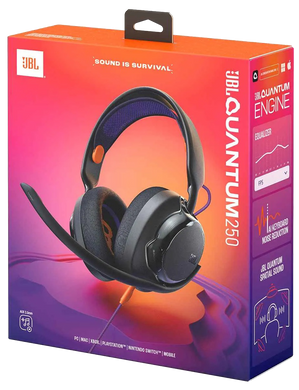 Гарнітура JBL QUANTUM 250 Black (JBLQTUM250BLK) [203387]