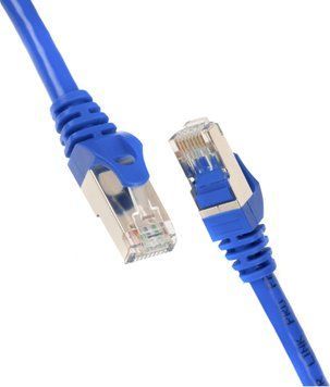 Патч-корд 2E САТ 6, UTP, 1м, 26AWG, RJ45, 7/0.16, Cu, PVC, синій (2E-PC6COP-100BL) [109850]