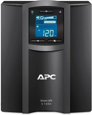 Джерело безперебійного живлення APC Smart-UPS C 1000VA/600W, LCD, USB, SmartConnect, 8xC13 (SMC1000IC) [103028]