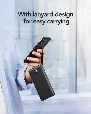 Універсальна мобільна батарея Veger C10 10000mAh, Black (1283126526848) [603477]