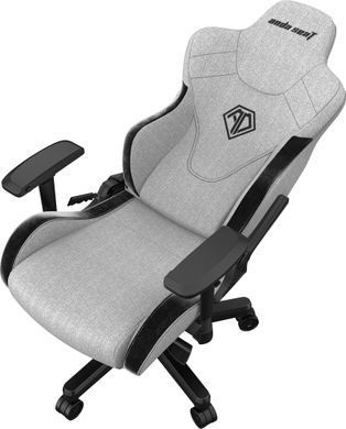 Крісло для геймерів Anda Seat T-Pro 2 Size XL Linen Grey/Black (AD12XLLA-01-GB-F) [611613]