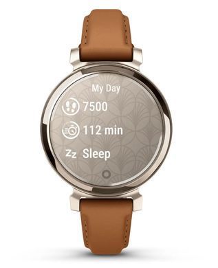 Смарт-годинник Garmin Lily 2 Classic Cream Gold with Tan Leather Band (010-02839-02) [619511]