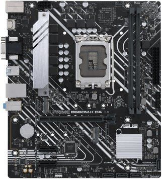 Материнcька плата ASUS PRIME B660M-K D4 s1700 B660 2xDDR4 M.2 HDMI D-Sub mATX (90MB1950-M1EAY0) [109073]