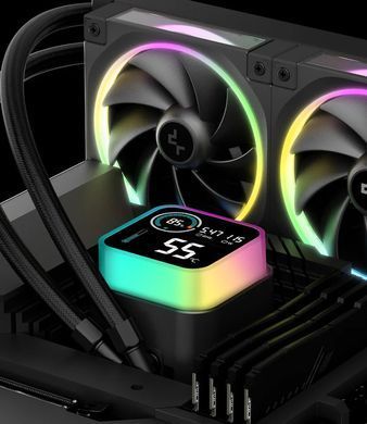 Система водяного охолодження DeepCool LQ360 Ultra ARGB Black (R-LQ360-BKASMC-G-1) [618126]