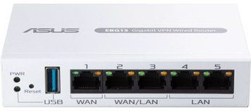 Маршрутизатор ASUS ExpertWiFi EBG15 2xGE LAN 1xGE WAN, 2xGE WAN/LAN, USB 3.2, BT (90IG08E0-MO3B00) [104677]