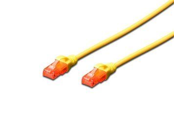Патч-корд DIGITUS CAT 6 UTP, 2м, AWG 26/7, CCA, PVC, жовтий (DK-1612-020/Y) [114714]