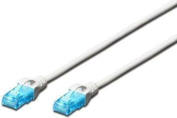 Патч-корд DIGITUS CAT 5e UTP, 10м, AWG 26/7, CCA, PVC, сірий (DK-1512-100) [109964]