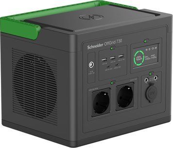 Портативна електростанція Schneider Electric OffGrid Portable Power Station 730, 700 Вт, 738 Вт/год, Wireless Charge (PPS730-GR) [112340]