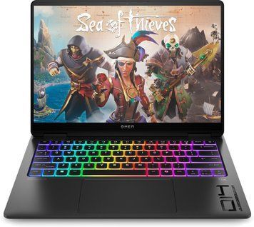 Ноутбук HP OMEN Transcend 14-fb1002ua 14" 3K OLED, Intel U9-285H, 64GB, F2TB, NVD5070-8, DOS, чорний (C3UP7EA) [111403]