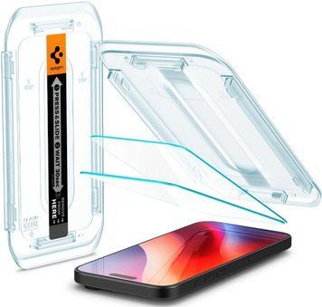 Скло Spigen для iPhone 17 Pro Max, Glas.tR EZ Fit, (2 Pack) (AGL07907) [111224]