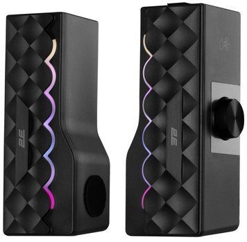 Акустична система 2E PCS232 RGB, Soundbar, 2.0, USB, Black (2E-PCS232BK) [114009]