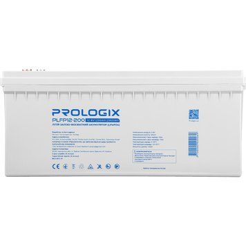 Акумуляторна батарея Prologix 12.8V 200AH 2560Wh LiFePO4 (PLFP12-200) [619073]