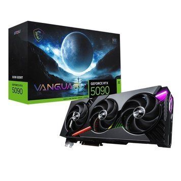 Відеокарта GF RTX 5090 32GB GDDR7 Vanguard OC MSI (GeForce RTX 5090 32G VANGUARD SOC) [605843]
