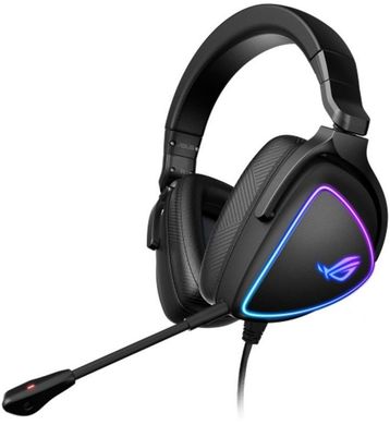 ASUS Гарнітура ігрова ROG Delta S, USB-C, RGB, 1.5м, чорний (90YH02K0-B2UA00)