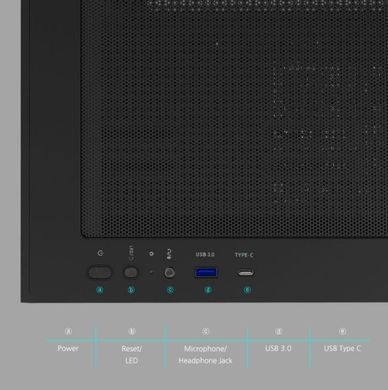 Корпус Zalman P30 Air без БЖ, 1xUSB3.0, 1xUSBType-C, 3x140мм ARGB, VGA 392мм, LCS ready, TG Side Panel, mATX, чорний (P30AIRBLACK) [111329]